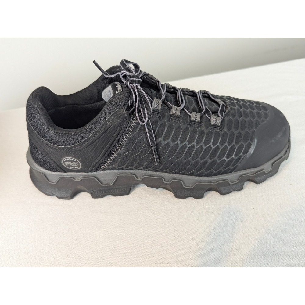 Timberland‎ PRO Powertrain Sport Alloy Toe Work Shoes Mens 10.5 Black A176A EH - Picture 11 of 15
